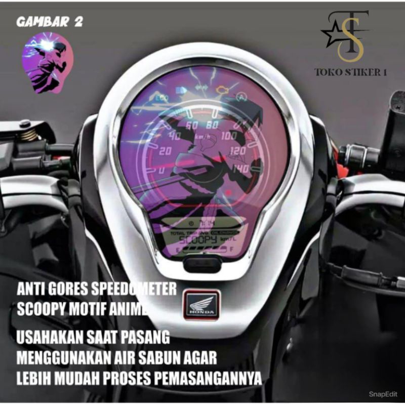 Stiker Scoopy Stiker anti gores pelindung Speedometer Scoopy 2021-2023 | Stiker sticker anime