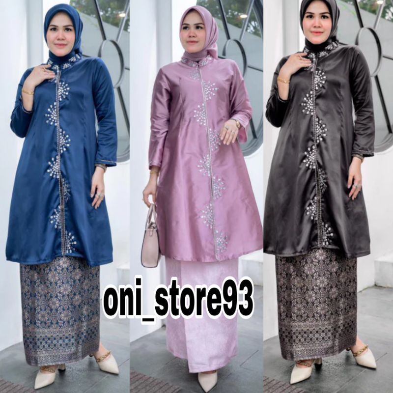 TUNIK TAFETA PAYET / ATASAN KEBAYA KURUNG MELAYU