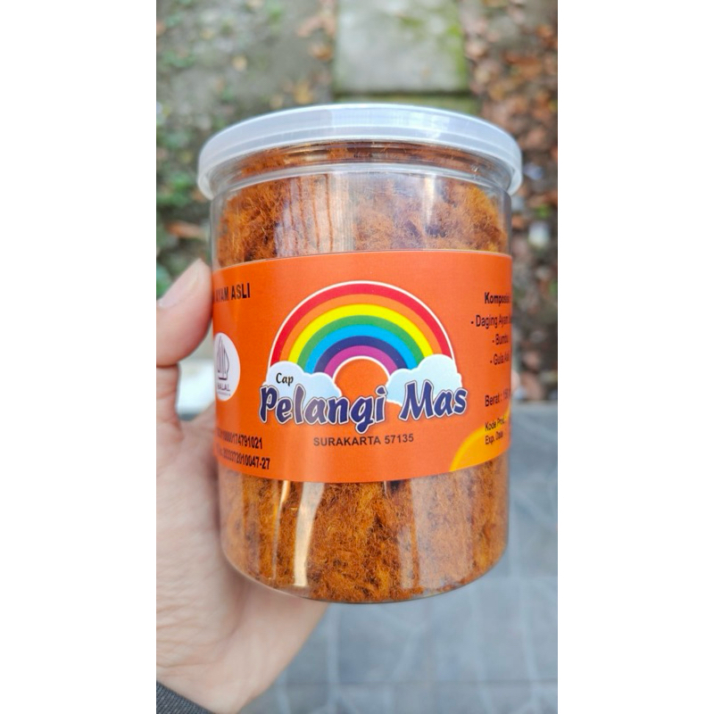 

Abon Ayam Pelangi Mas Toples 150 gram