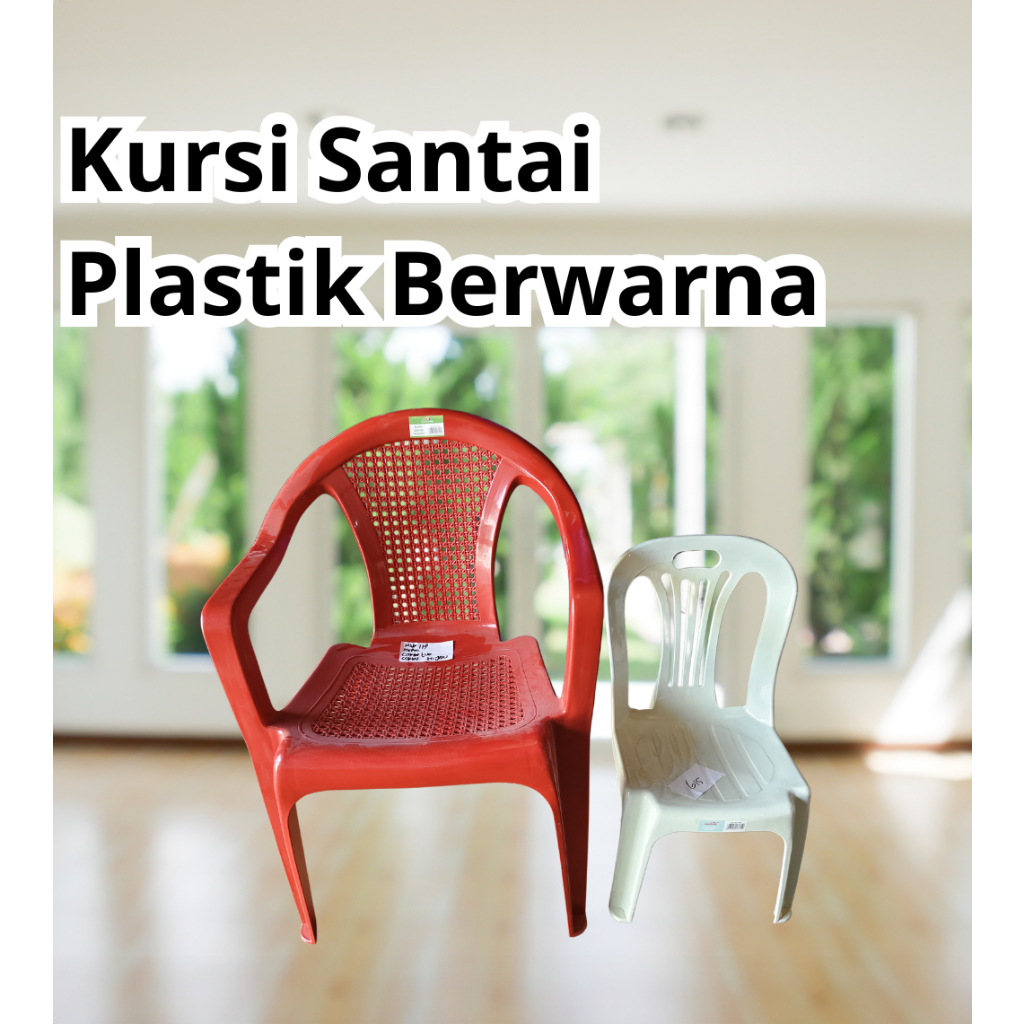 Kursi Plastik Sandaran Kursi Hajatan Kursi Tamu Sederhana Kursi Teras Kursi Makan 114/615