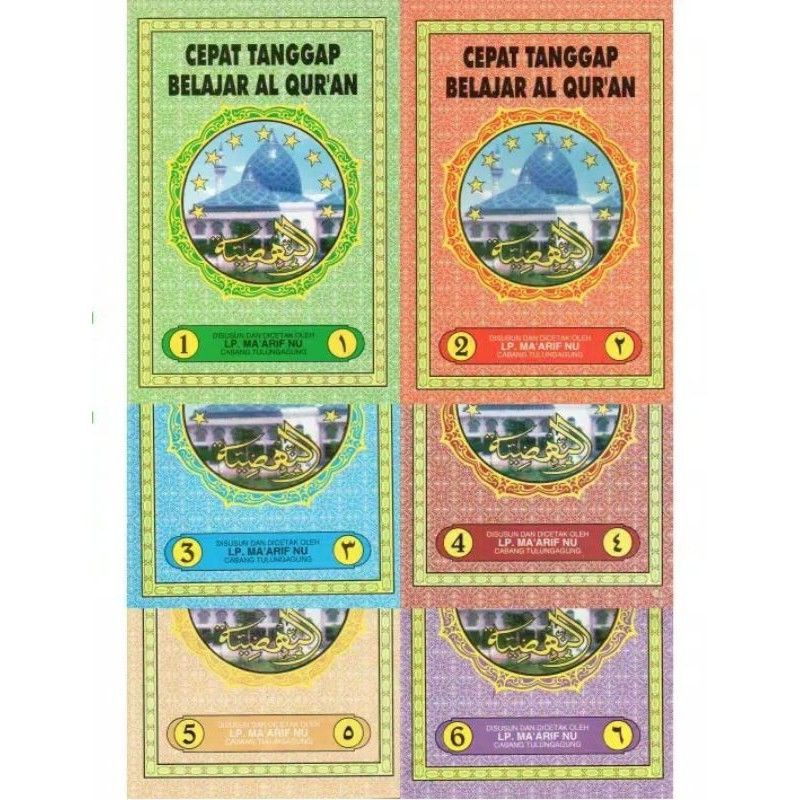 BUKU NADIYAH / ANNAHDLIYAH JILID 1-6 CEPAT TANGGAP BELAJAR AL-QUR'AN