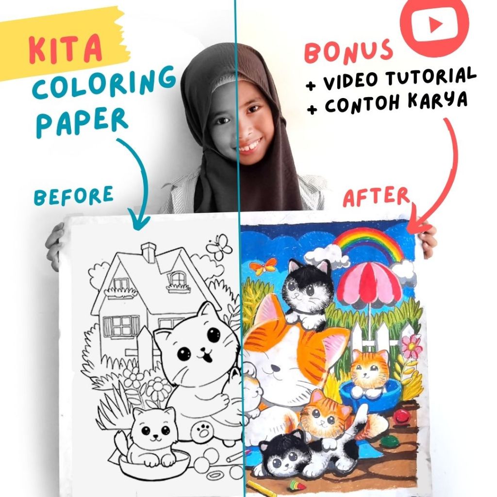 

Kertas Mewarnai anak Jumbo FREE STICKER KUROMI/Giant Paper Sheet Poster Coloring Jumbo/Edukasi Anak/poster mewarnai jumbo/gambar sketsa mewarnai anak/free contoh tutorial mewarnai/Souvenir Ulang Tahun Anak