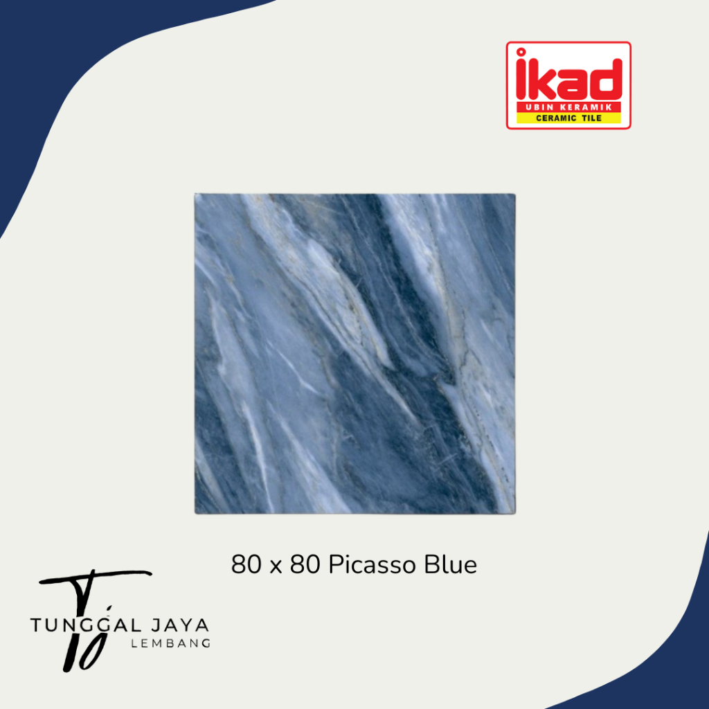 Granit Ikad Piscasso Blue 80x80 Kw 1