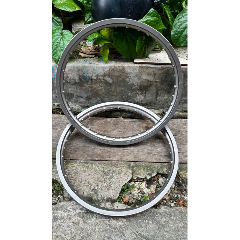 Velg TK Japan ring 17" lebar 1.40 x 1.40 set universal original titanium