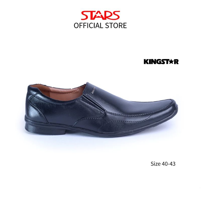 KINGSTAR Sepatu Formal Pria Moscow Hitam