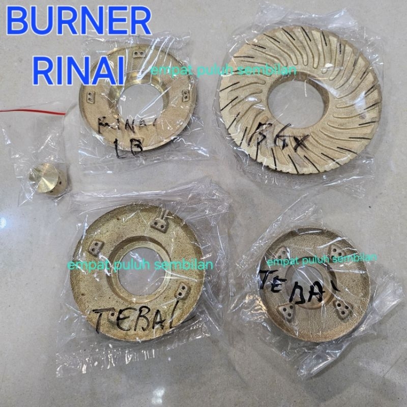 burner kompor rinai / peralatan kompor gas / onderdil kompor