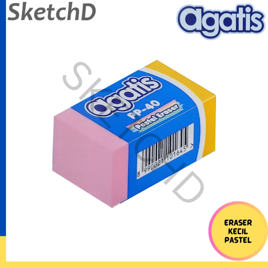 

Penghapus Warna Warni Kecil Agatis Eraser Pastel