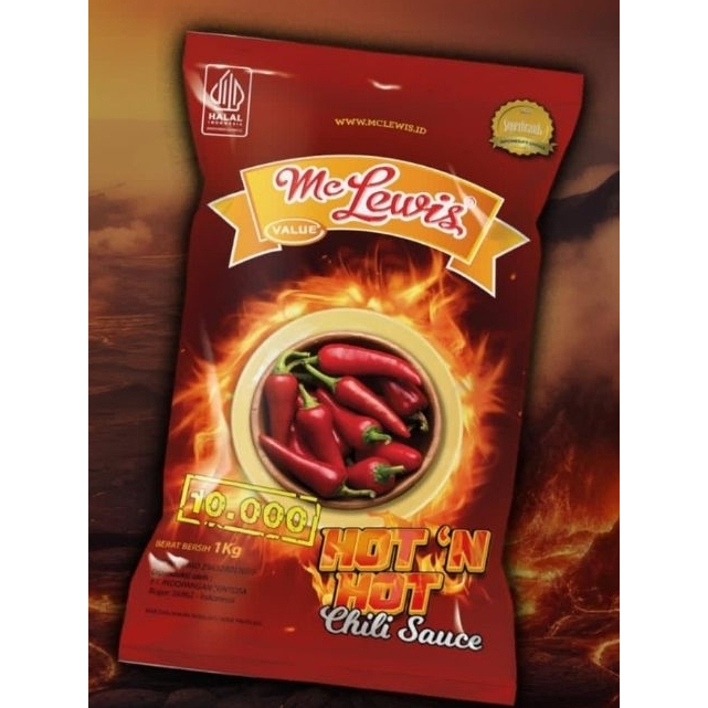 

McLewis Hot n Hot Chilli Sauce 1 kg