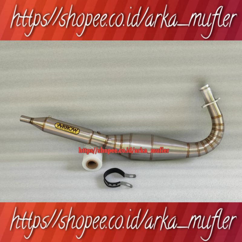 Knalpot Rx King Rx Special Kolong Tello Full Stainles Arrow Exhaust