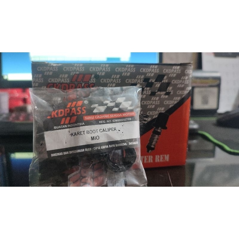 Karet Boot Kaliper Rem Usus Kaliper Cakram Mio (CKDPass)