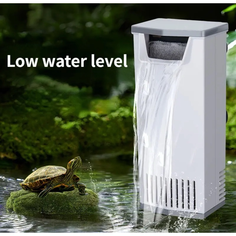 Yee 4W 300L Air Terjun Filter Air Dangkal Akuarium Kura Kodok Ikan Fish Aquarium Waterfall Aquarium 