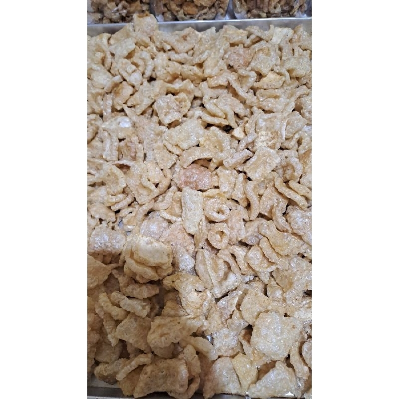 

QH cujiuca kerupuk kulit babi rambak babi kemasan 1/2 kg