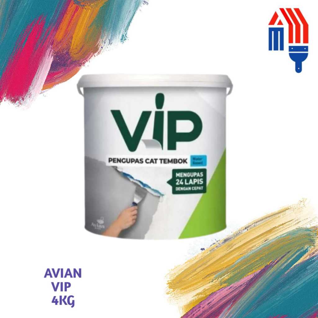 VIP KUPAS CAT TEMBOK/PENGUPAS CAT TEMBOK PAINT REMOVER 4 KG