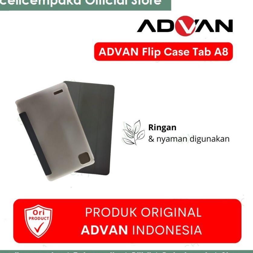 Grosir  Advan Case Xtab  Tab A8  Flip Case Tab A8  Xtab Flip cover Jelly Case Original laris banget