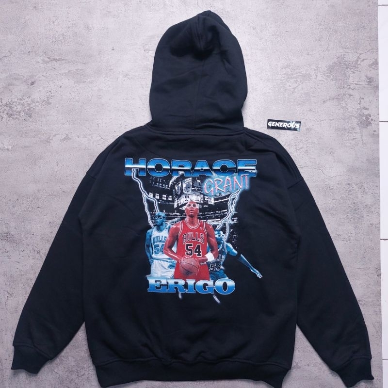 ERIGO - HOODIE HORAGE BLACK  | Jacket | Sweatshirt | Mantel Hitam