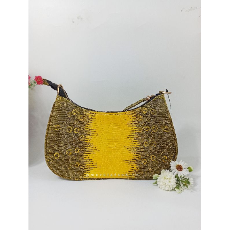 Tas Kulit Asli Leather Bag Tas Bahu Tas Selempang Tas Biawak Tas Wanita RS001P