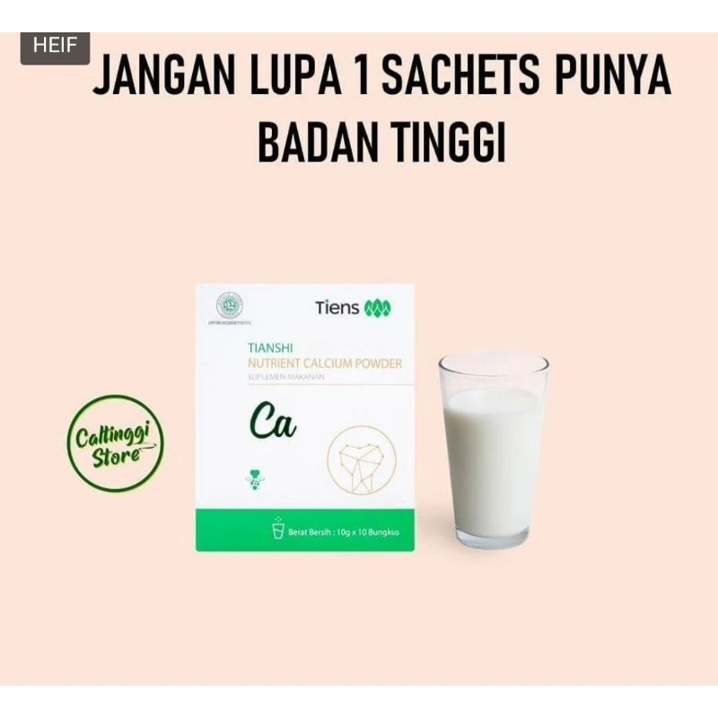 

TIANSHI CALCIUM POWDER SUSU PENINGGI BADAN 100% ORIGINAL PENAMBAH TINGGI