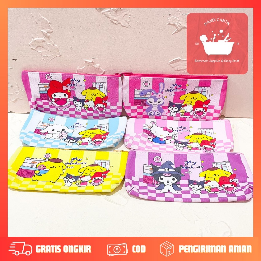 

KOTAK PENSIL KANVAS SANRIO KP-1247 PENCIL CASE TEMPAT PENSIL ALAT TULIS KANTOR COD SOUVERNIR HADIAH KADO UNIK