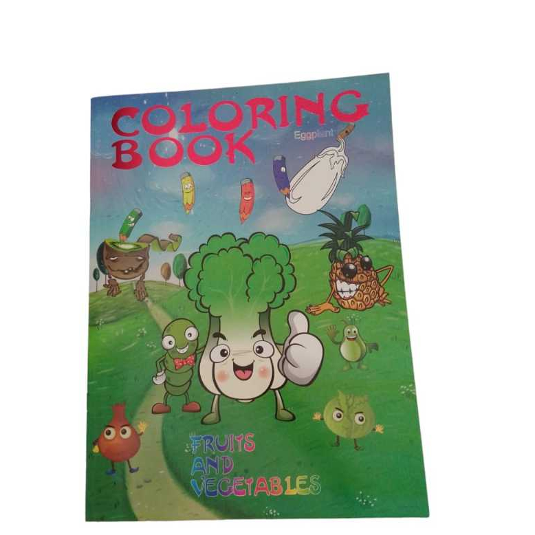 

Buku mewarnai anak TK PAUD SD dengan contoh warna BK MEWARNAI KKK/AI-58