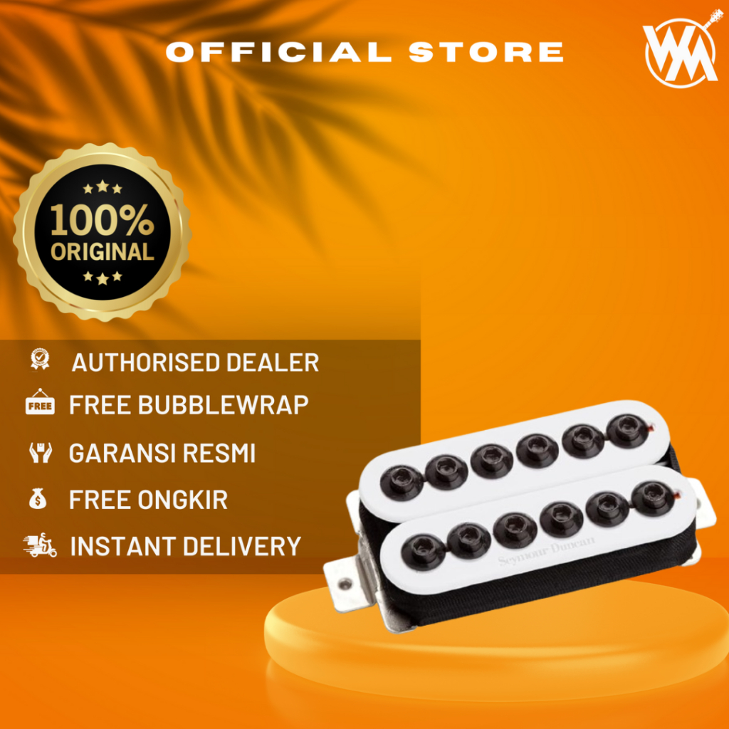 SEYMOUR DUNCAN SH-8N INVADER WHITE 11102-29-W