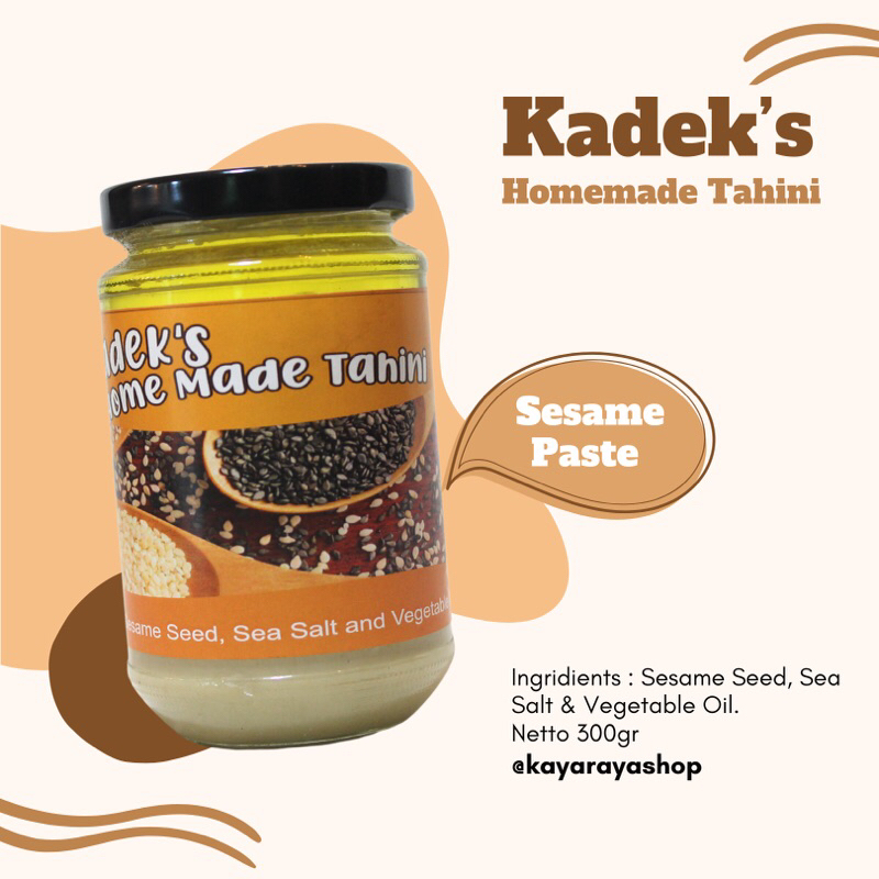 

Natural Tahini 300gr / Pasta Wijen / Homemade Tahini / Sesame Seed Paste