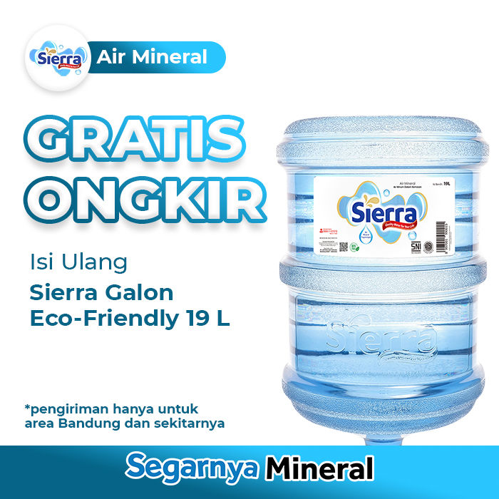 

Sierra Isi Ulang Galon Eco Friendly 19L