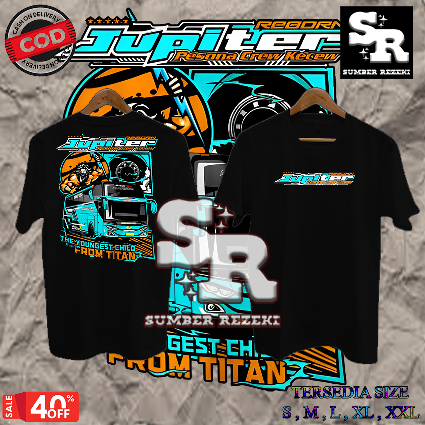 KAOS BISMANIA TUNGGAL JAYA JUPITER REBORN KAOS BUS MANIA TERBARU BISA BAYAR DITEMOAT / COD