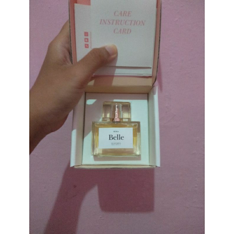 Preloved parfum Heura & Tas merah pita