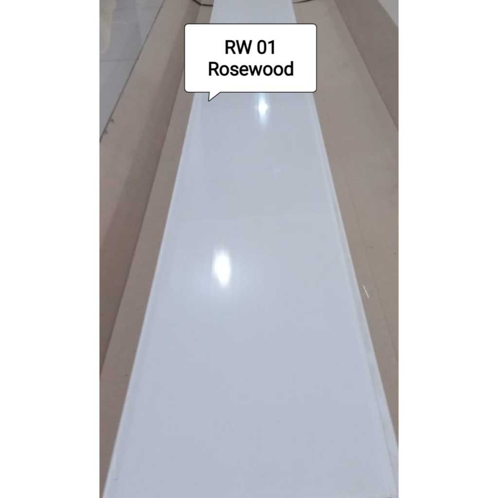 Plafon PVC Putih Polos Glossy