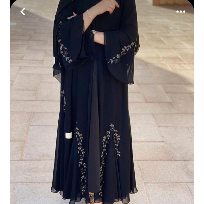 abaya samia jalabiya gamis arab saudi dubai mesir sifonarab shiffon shifon jumbo big size requestsiz
