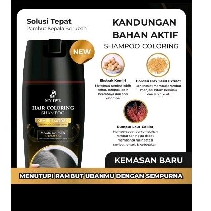 MY IWE HAIR COLORING SHAMPO