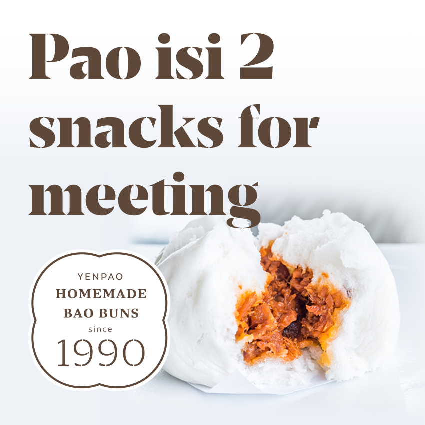 

Bakpao 2 Pcs - Easy snack for Meeting - Yenpao Halal