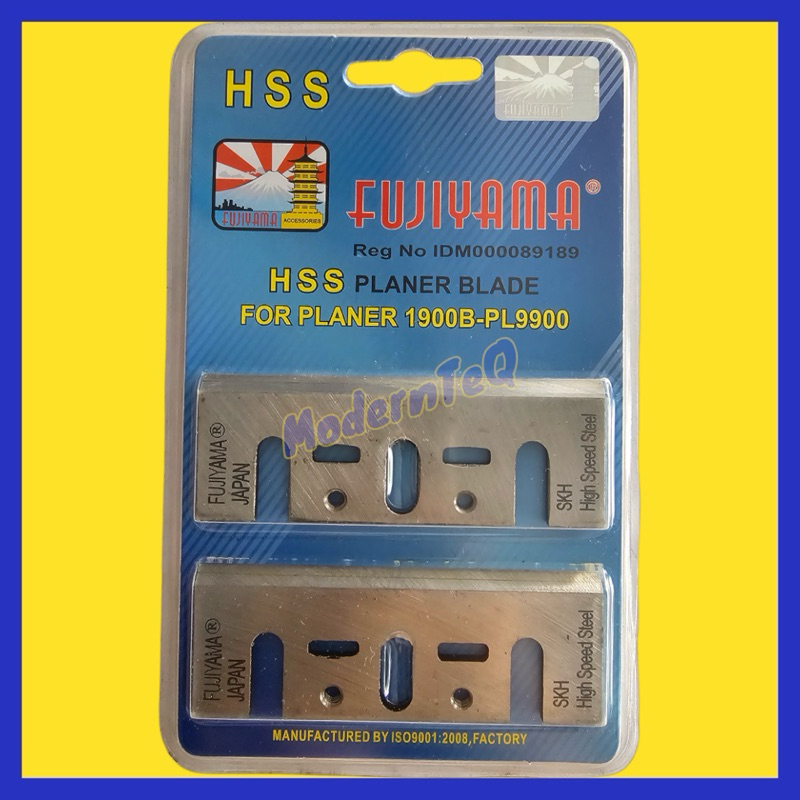 Mata Pisau Mesin Serut Kayu HSS FUJIYAMA Pisau Planer