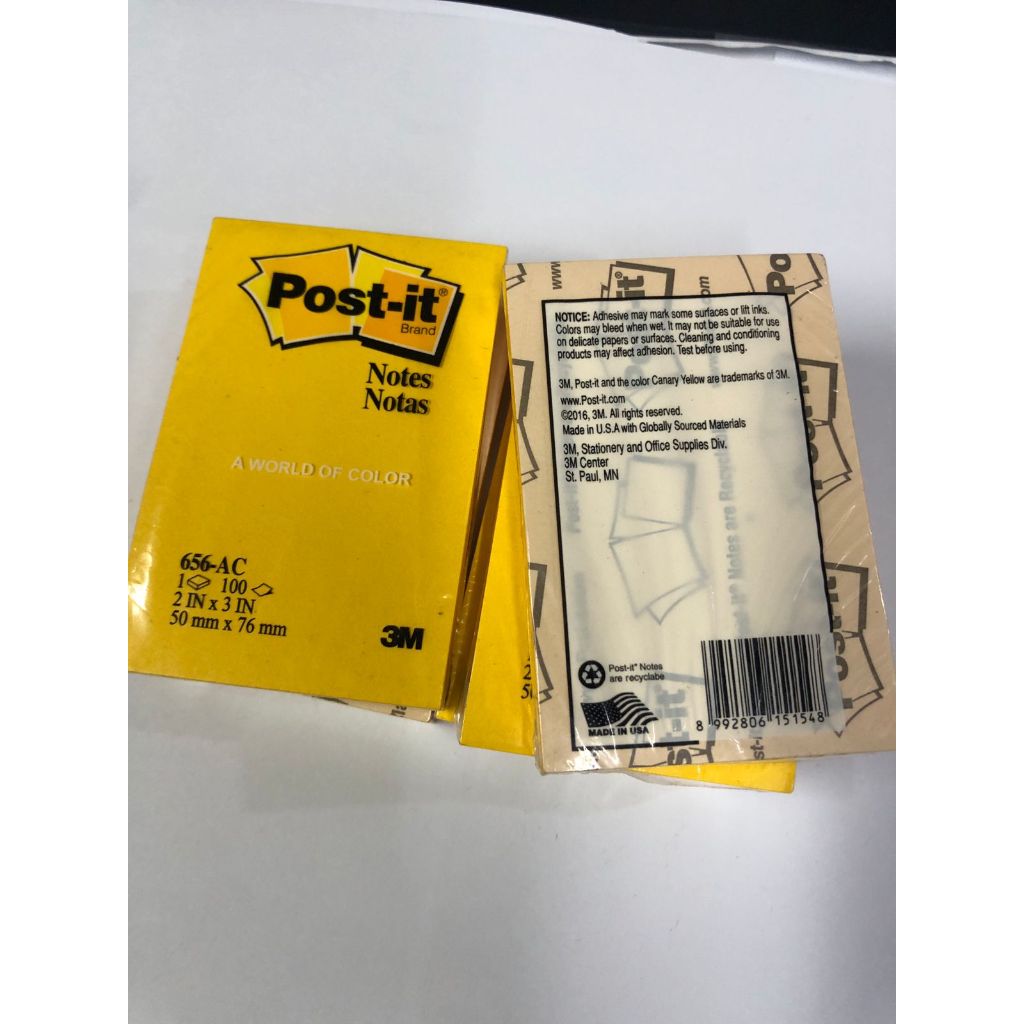 

Sticky Notes Post-it 656-AC 2 in x 3 Inch