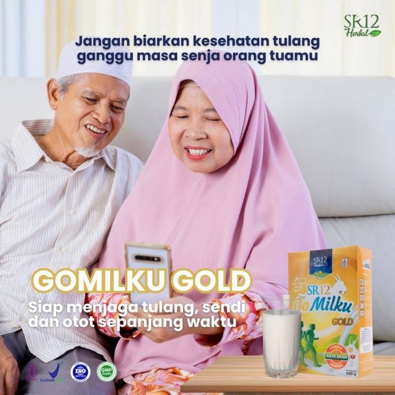 

SR12 GoMilku Gold Susu Kambing Etawa Untuk Lansia 600g/BPOM