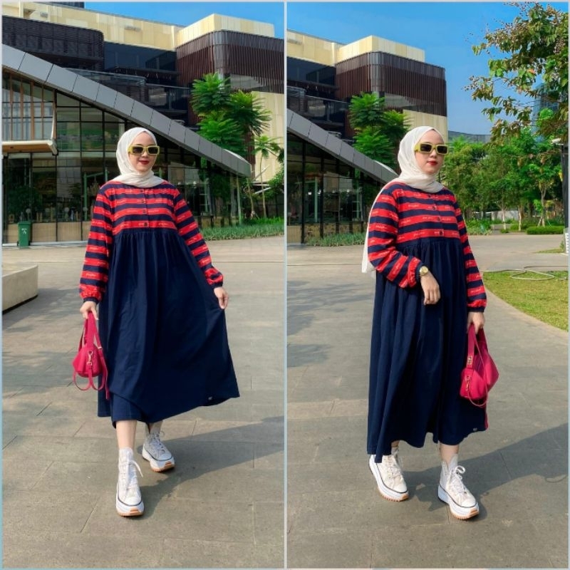 MIDI DRESS DM3_CLOTH terbaru busuy friendly terlaris