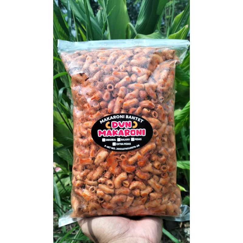 

01/4 KG MAKARONI BANTET DAUN JERUK 250/1000 gram TIDAK KERAS - DAUN JERUK