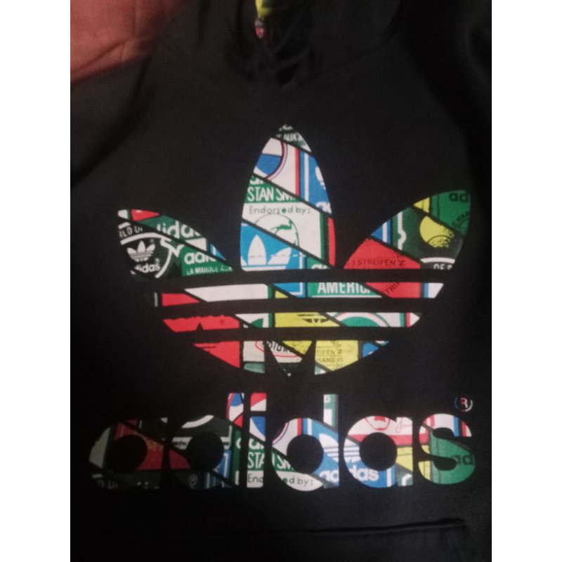 hoodie adidas trefoil multicolor