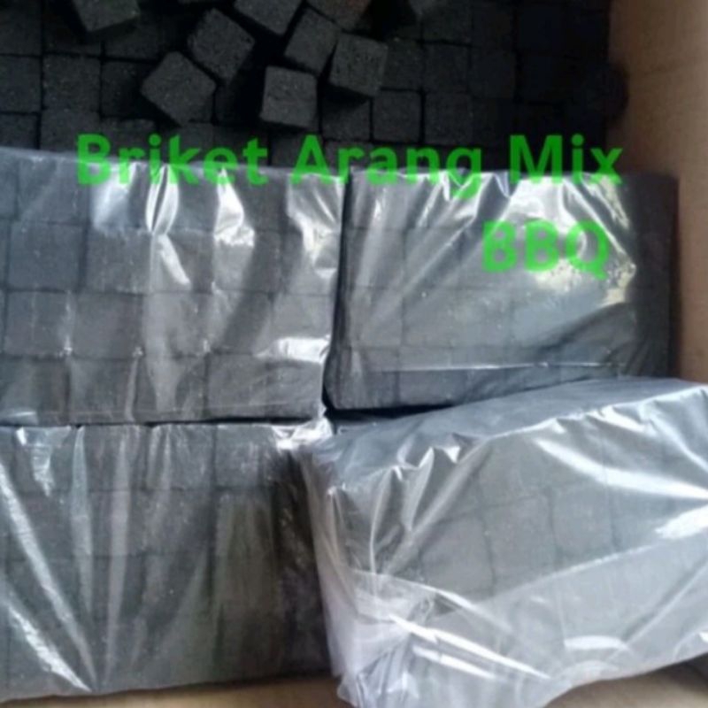 Arang Batok Kelapa 1kg Isi 36pcs / Arang Batok Kelapa BBQ