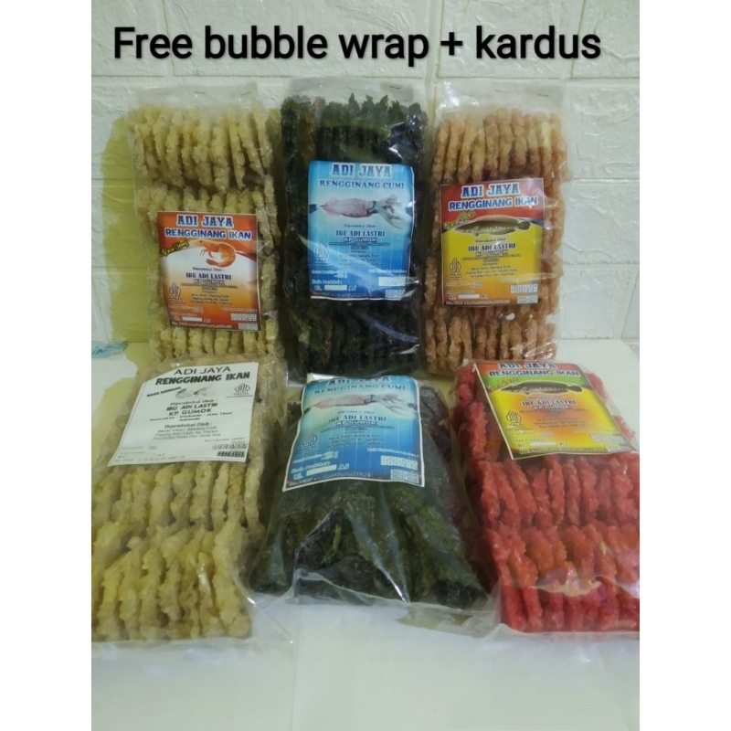 

Rengginang Situbondo rasa Terasi isi 40pcs free bubble wrap+kardus