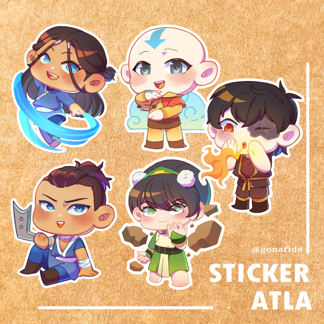 

Diecut Stiker Avatar the Last Airbender