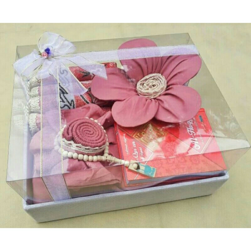 mahar seserahan/seserahan pernikahan/seserahan perangkat alat sholat/seserahan mukena/hampers mukena