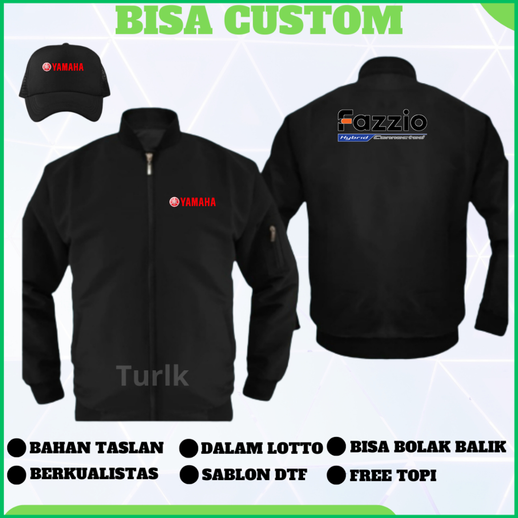 Jaket Yamaha Fazzio Jaket Fazzio Bomber Custom