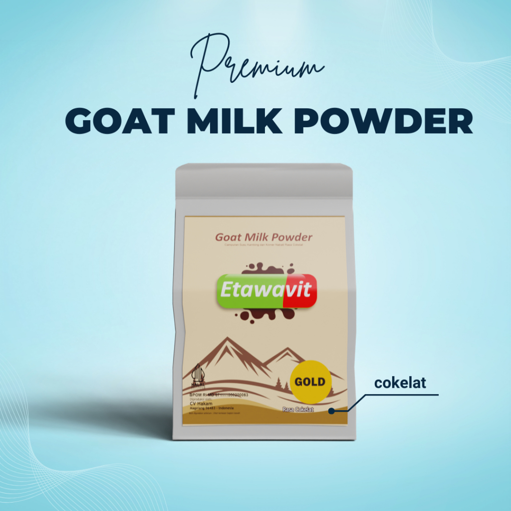 

Etawavit - Rasa Cokelat Susu kambing etawa 200 gram | Susu kambing etawa rasa coklat