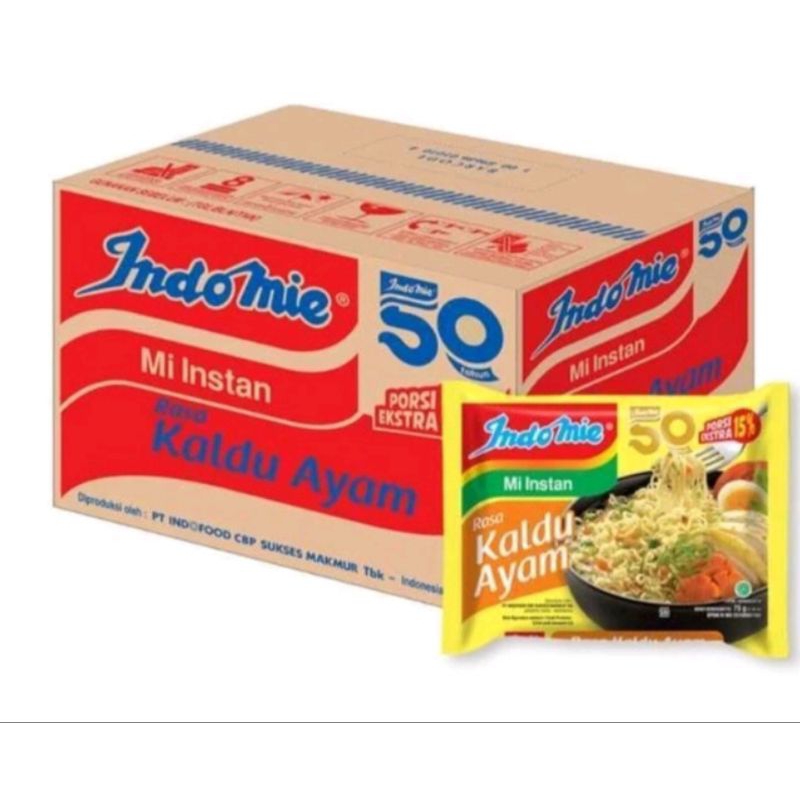 

indomie kaldu ayam 1 dus isi 40pcs
