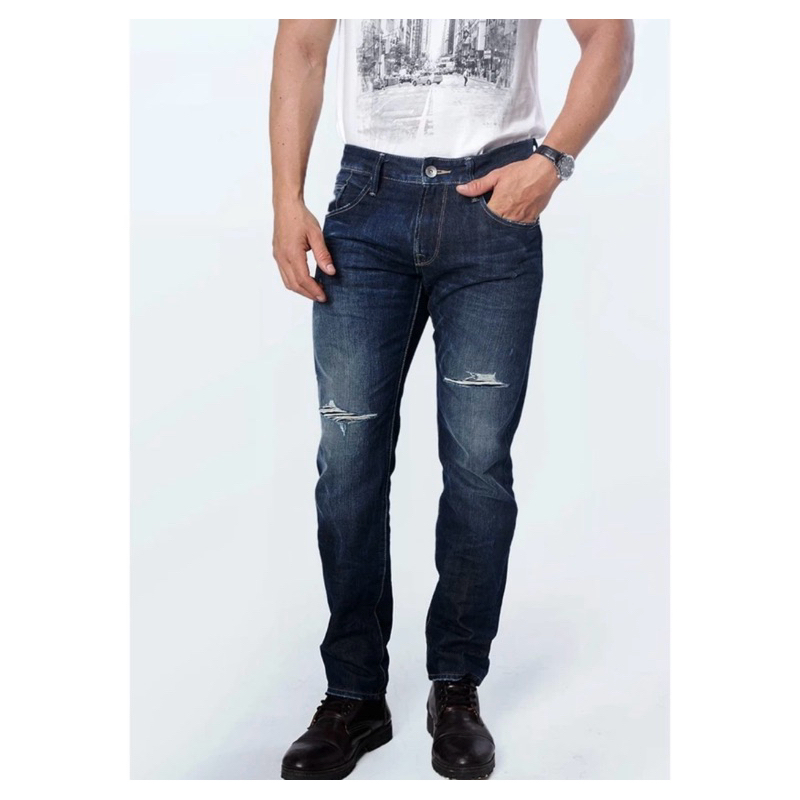 Bombboogie Celana Jeans Pria Slimfit I3 Series Dark Blue 43SI3B3DL , Celana Jeans Pria ORIGINAL bomb