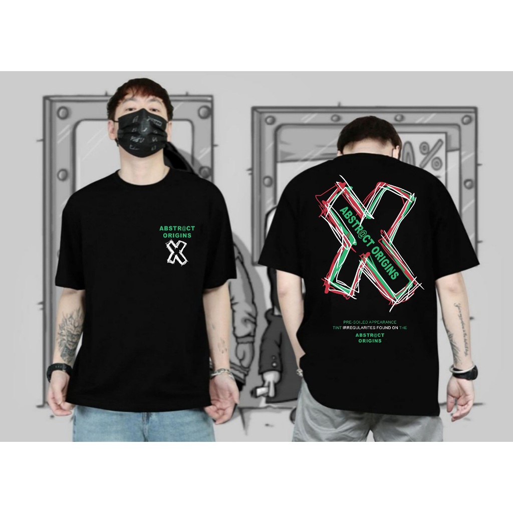 Kaos Distro pria Kaos Motif X Win Ip Man Hitam Baju Kaos Lengan Pendek Keren Kaos Gambar Atasan Cowo