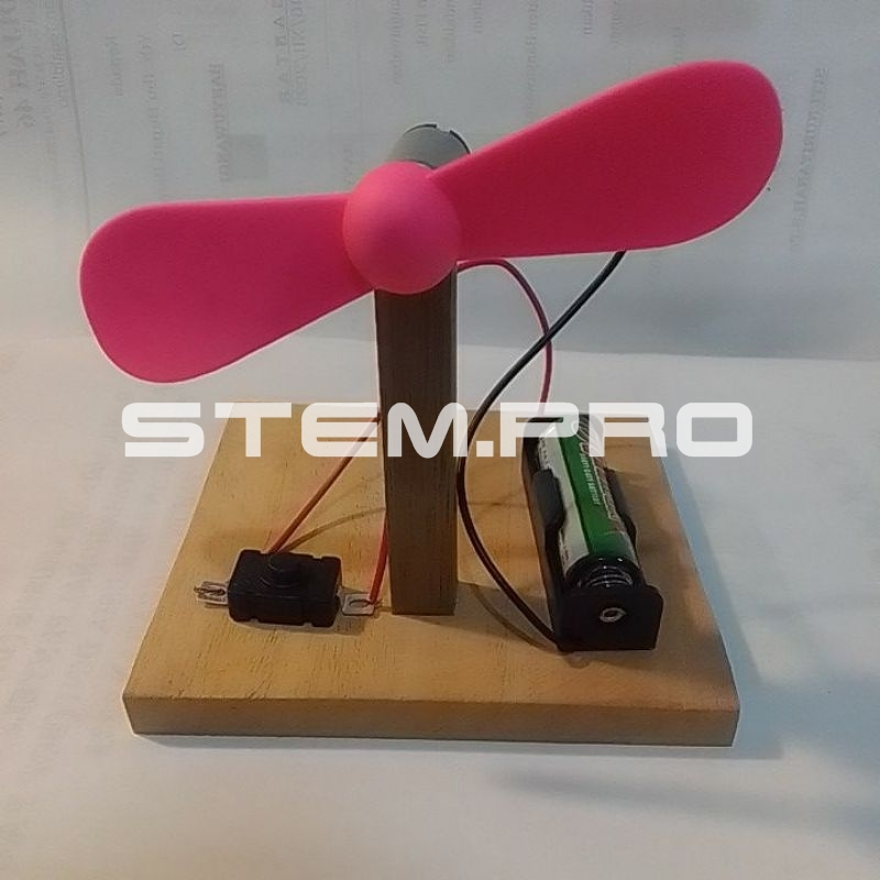 DIY Kipas Angin Dinamo Mini Dua Bilah