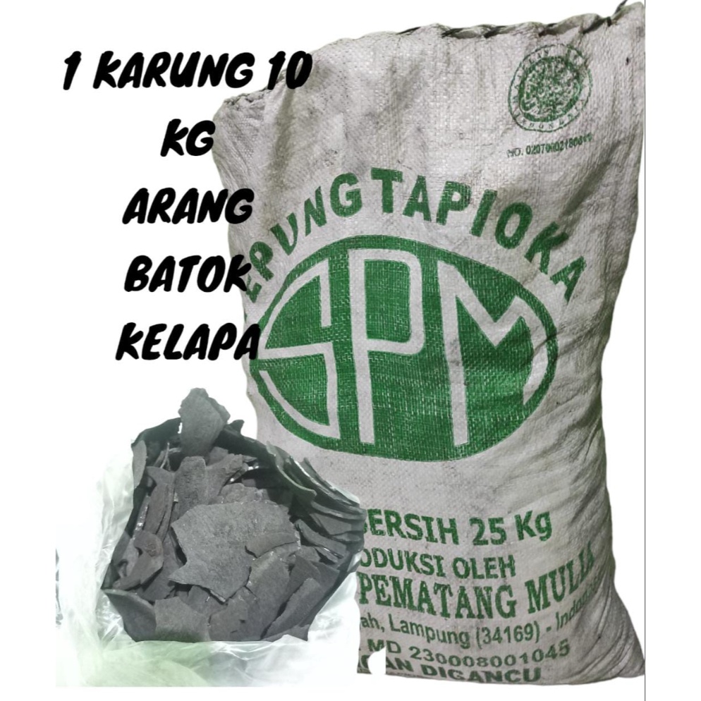 Penjualan Terbanyak Arang Batok Kelapa Karung 1 KG Areng Batok Kelapa Seafood 1 kg Areng Resto Areng