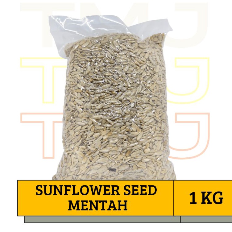 

SUNFLOWER SEEDS BIJI BUNGA MATAHARI KUPAS MENTAH 1 KG